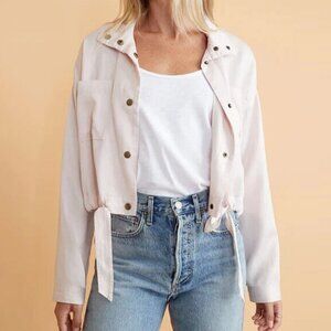 Marine Layer OSLO Snap-Front Jacket with Ties